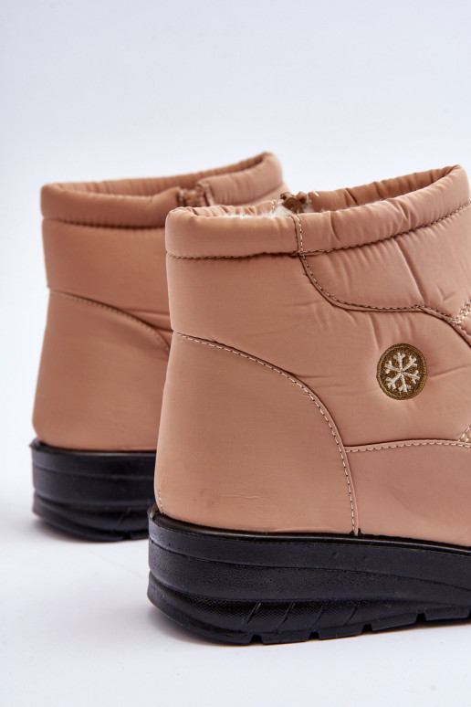 sniego batai  pašiltinti smėlio spalvos Helis