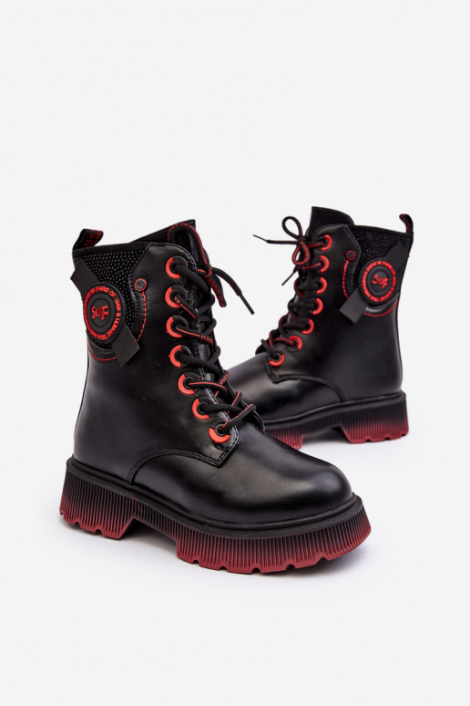 Šilti vaikiški aulinukai juodos spalvos Askya