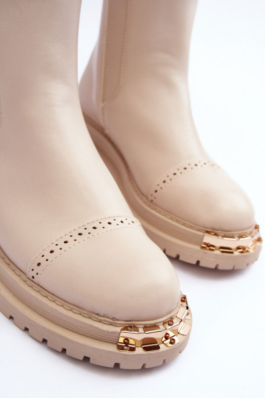 Moteriški aulinukai smėlio spalvos Nialee