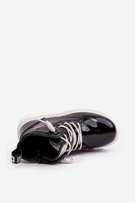 pašiltinti su lako efektu Aulinukai Vaikiški Big Star MM374147 juodos spalvos