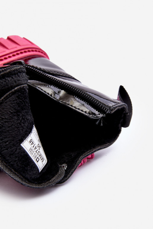 pašiltinti su lako efektu Aulinukai Vaikiški Big Star MM374148 Juodos ir-rožinės spalvos