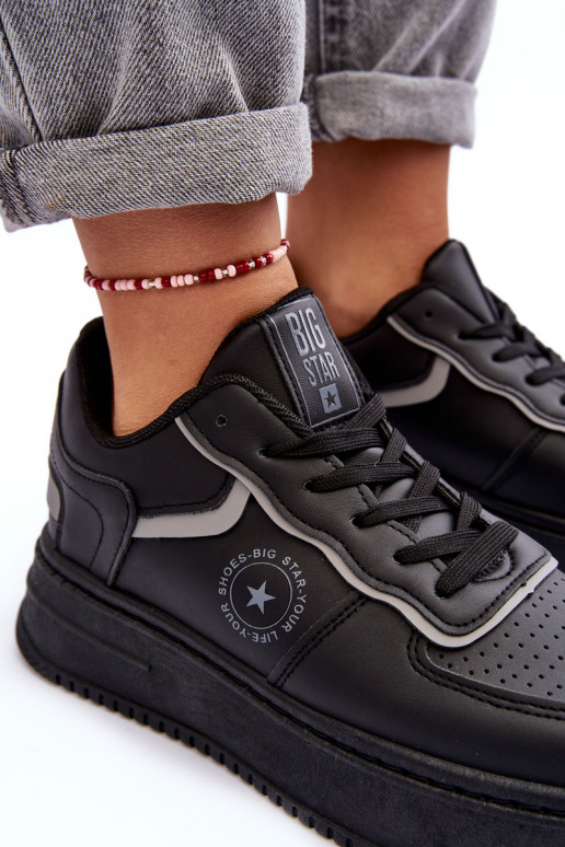 Moteriški sportiniai bateliai, sportbačiai Big Star MM274232 juodos spalvos