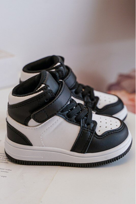 Vaikiški sportiniai bateliai Baltos-juodos spalvos Teredite