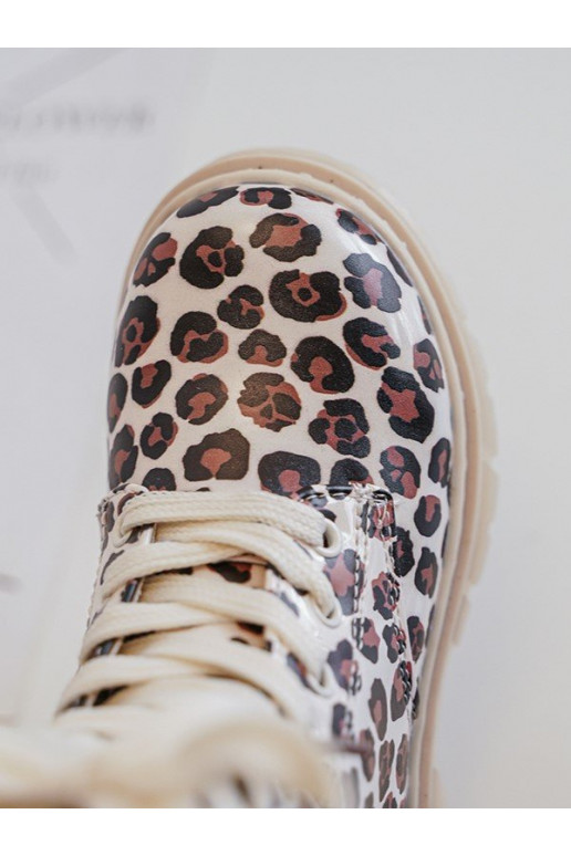 pašiltinti Aulinukai Vaikiški su užtrauktukais smėlio spalvos-rudos spalvos Dolida