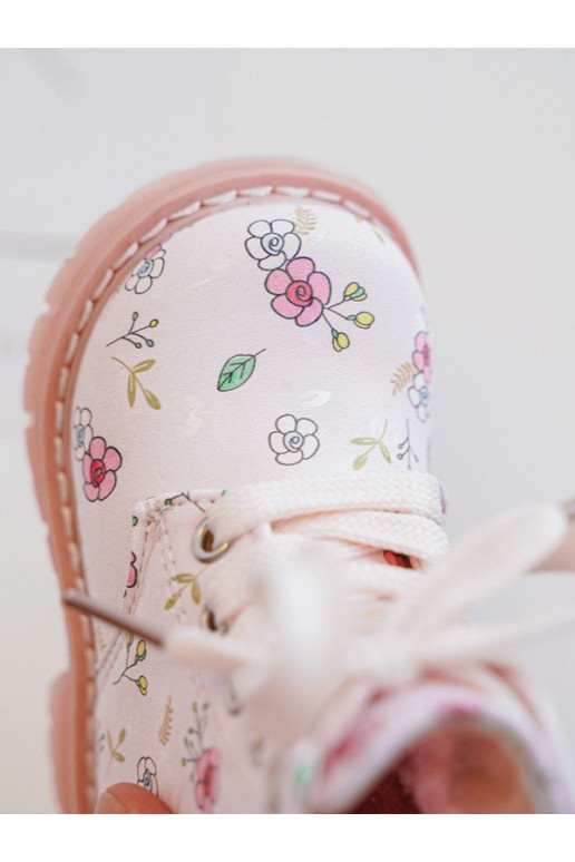 pašiltinti Aulinukai Vaikiški su užtrauktukais rožinės spalvos Dolida