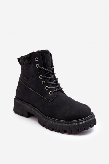 Šilti moteriški aulinukai juodos spalvos Cross Jeans MM2R4012C
