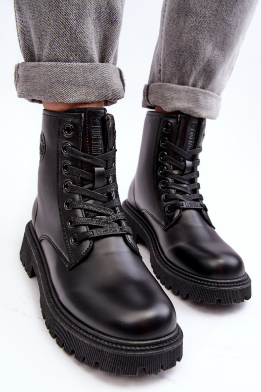 Aulinukai su raišteliais juodos spalvos Big Star MM274375