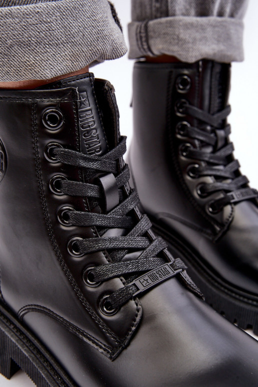 Aulinukai su raišteliais juodos spalvos Big Star MM274375