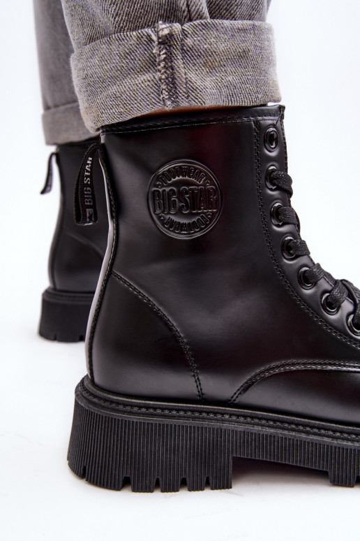 Aulinukai su raišteliais juodos spalvos Big Star MM274375