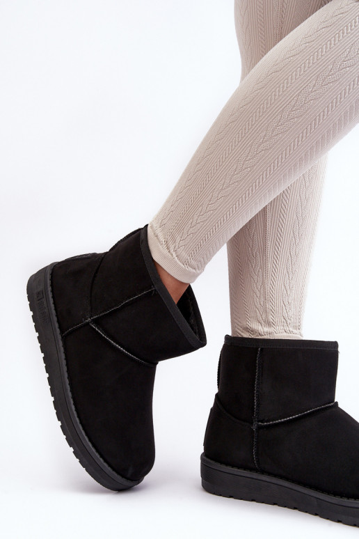 Šilti sniego batai su kailiuku viduje juodos spalvos Big Star MM274158