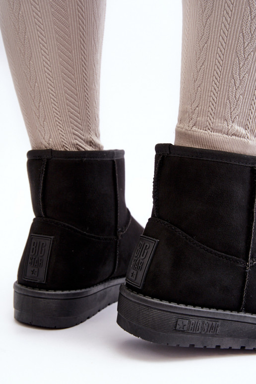 Šilti sniego batai su kailiuku viduje juodos spalvos Big Star MM274158