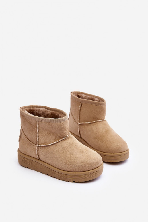 Vaikiški sniego batai pašiltinti smėlio spalvos Big Star MM374056