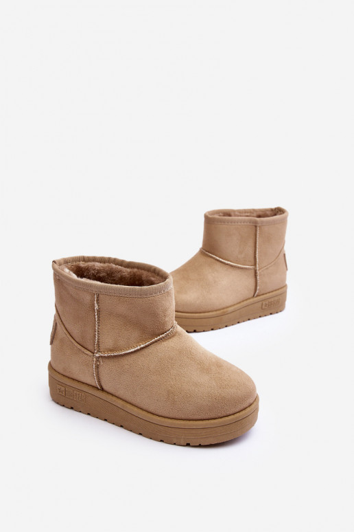 Vaikiški sniego batai pašiltinti smėlio spalvos Big Star MM374056