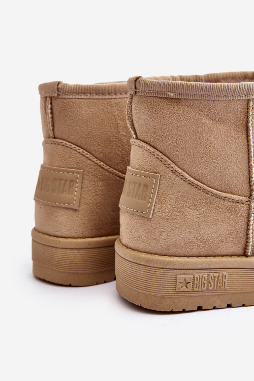 Vaikiški sniego batai pašiltinti smėlio spalvos Big Star MM374056