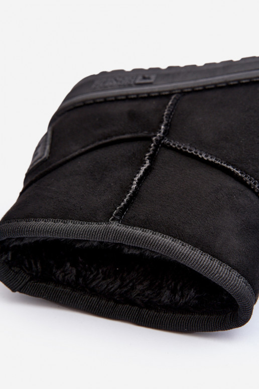 Vaikiški sniego batai pašiltinti juodos spalvos Big Star MM374054