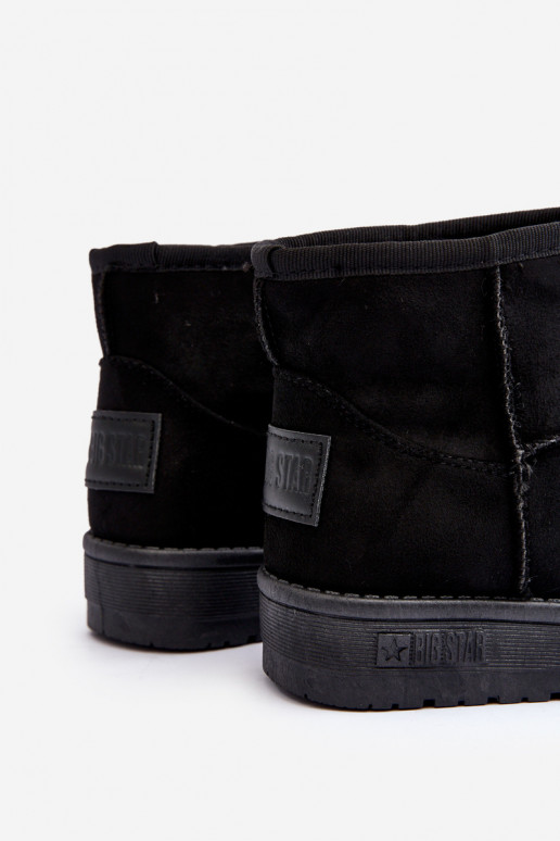 Vaikiški sniego batai pašiltinti juodos spalvos Big Star MM374054