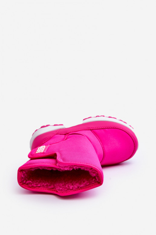 sniego batai pašiltinti su lipniais užsegimais Vaikiški rožinės spalvos Big Star MM374121