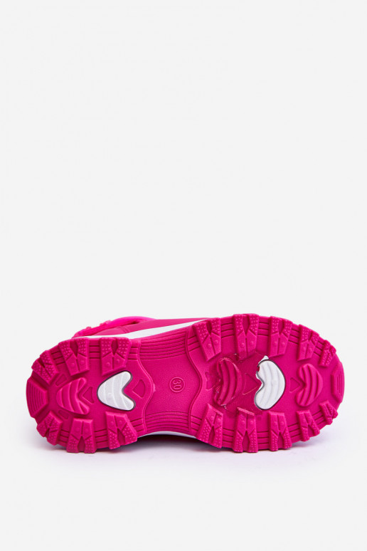 sniego batai pašiltinti su lipniais užsegimais Vaikiški rožinės spalvos Big Star MM374121