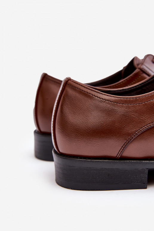 batai rudos spalvos Harene