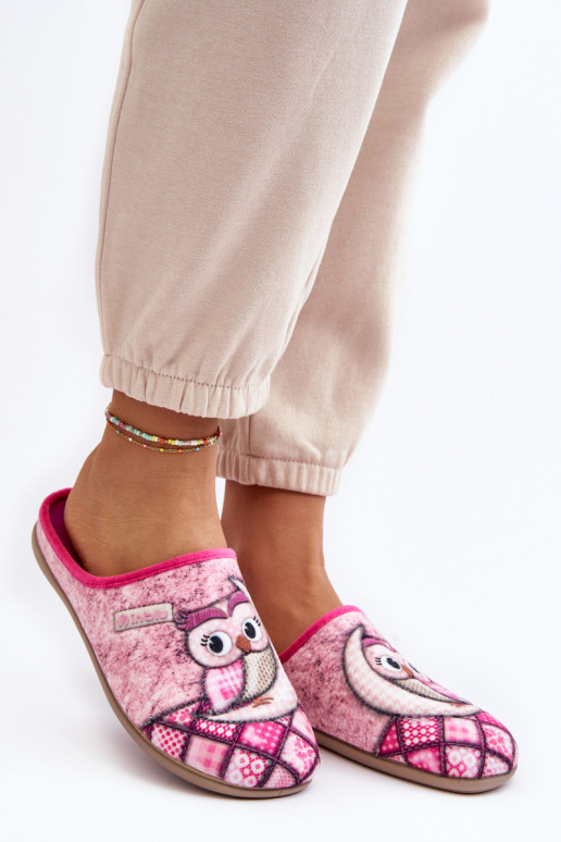 naminės Šlepetės Šlepetės Sowa Inblu GF000018 rožinės spalvos