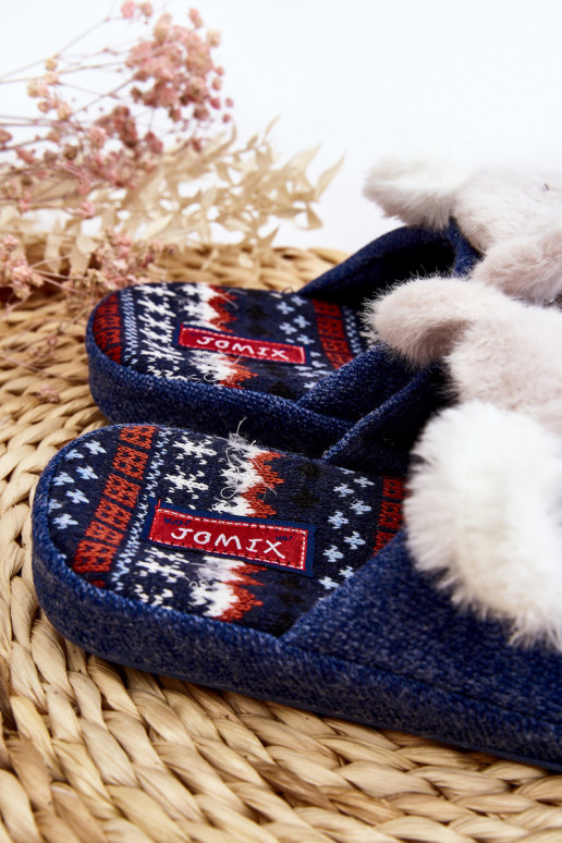 Vaikiški Šlepetės tamsiai mėlynos spalvos Dasca