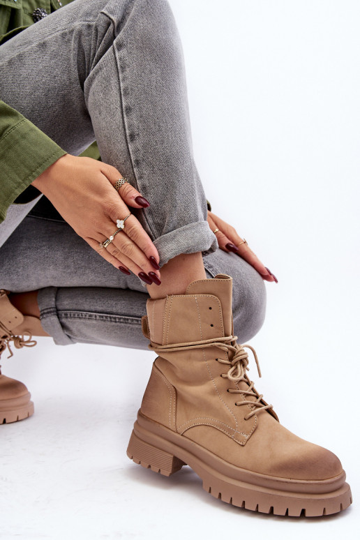 Moteriški aulinukai su masyviu padu smėlio spalvos Narelona