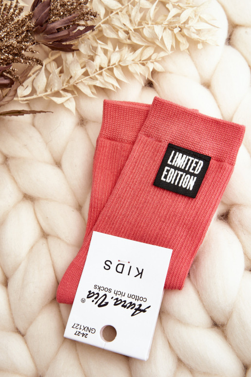 Vaikiškos Kojinės rožinės spalvos