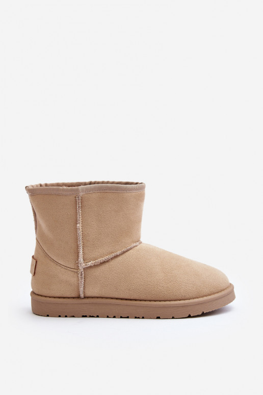 sniego batai Cross Jeans MM2R4023C smėlio spalvos