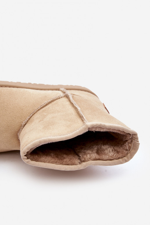 sniego batai Cross Jeans MM2R4023C smėlio spalvos