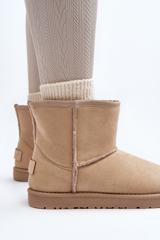 sniego batai Cross Jeans MM2R4023C smėlio spalvos