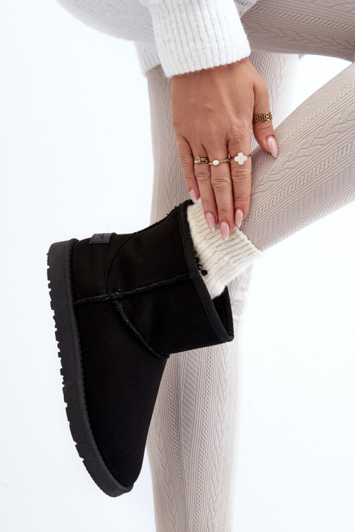 sniego batai Cross Jeans MM2R4024 juodos spalvos