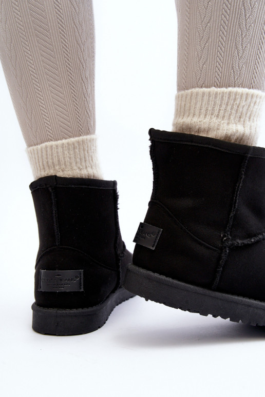 sniego batai Cross Jeans MM2R4024 juodos spalvos