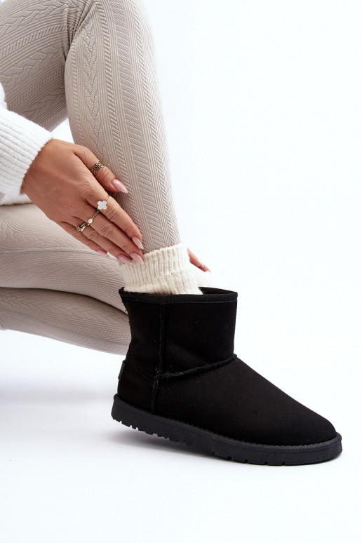 sniego batai Cross Jeans MM2R4024 juodos spalvos