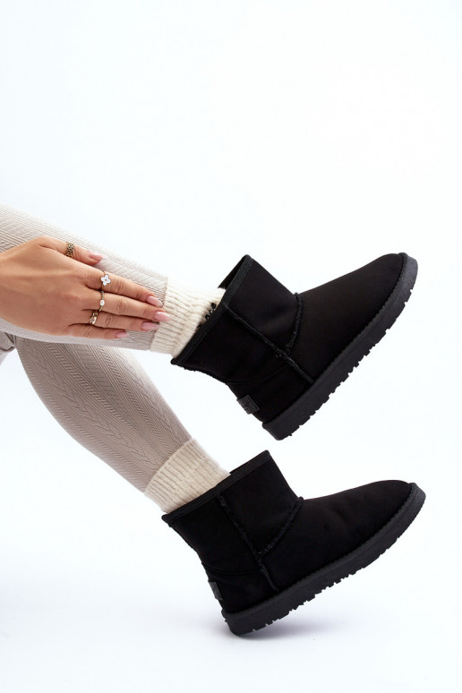 sniego batai Cross Jeans MM2R4024 juodos spalvos