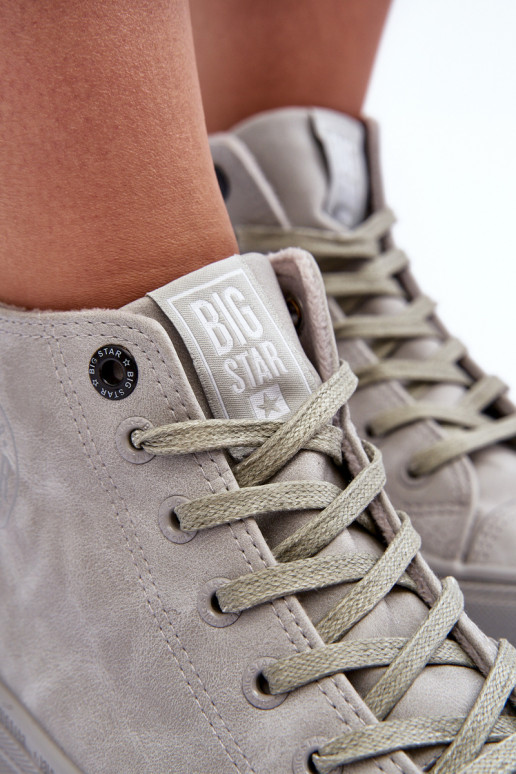 Laisvalaikio bateliai Big Star  pašiltinti pilkos spalvos GG274070