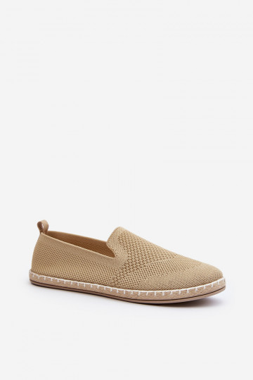 Įsispiriamo modelio espadrilės smėlio spalvos Harmonie
