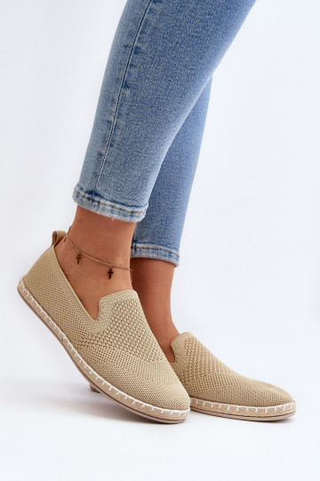 Įsispiriamo modelio espadrilės smėlio spalvos Harmonie 2