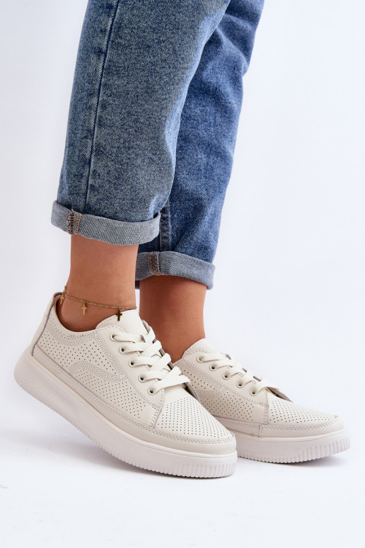 sportiniai bateliai Sneakers modelio batai baltos spalvos Failla sportiniai bateliai Sneakers modelio batai baltos spalvos Failla