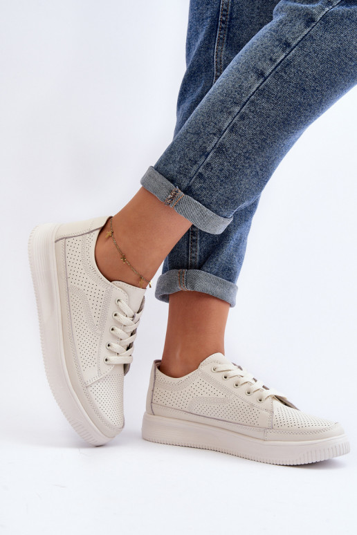 sportiniai bateliai Sneakers modelio batai baltos spalvos Failla