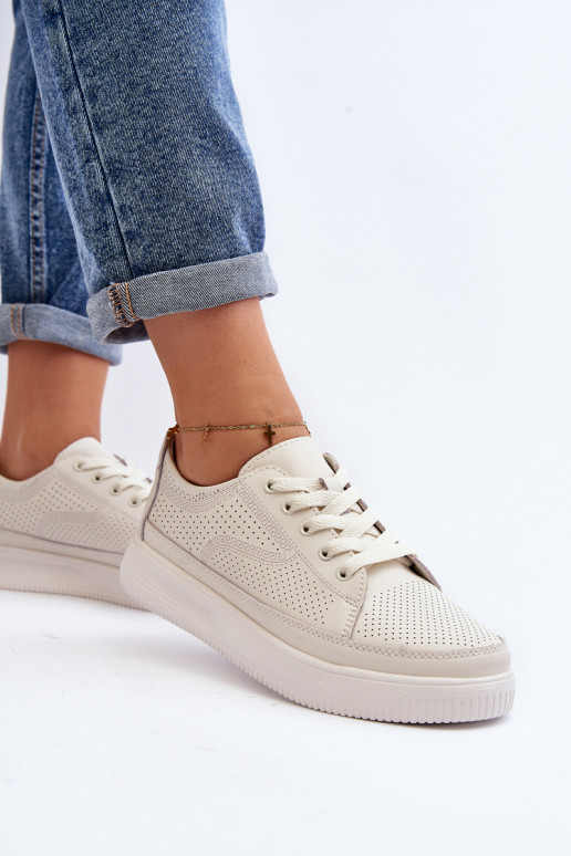 sportiniai bateliai Sneakers modelio batai baltos spalvos Failla