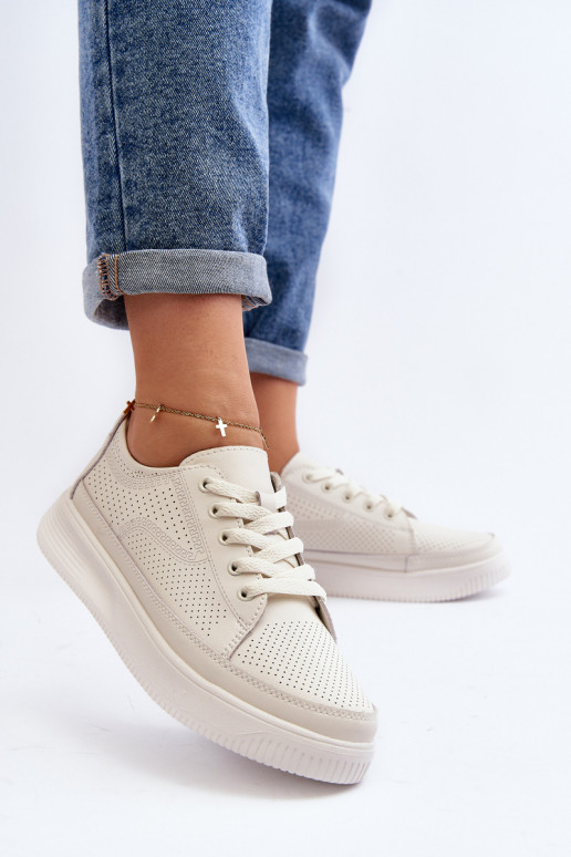 sportiniai bateliai Sneakers modelio batai baltos spalvos Failla
