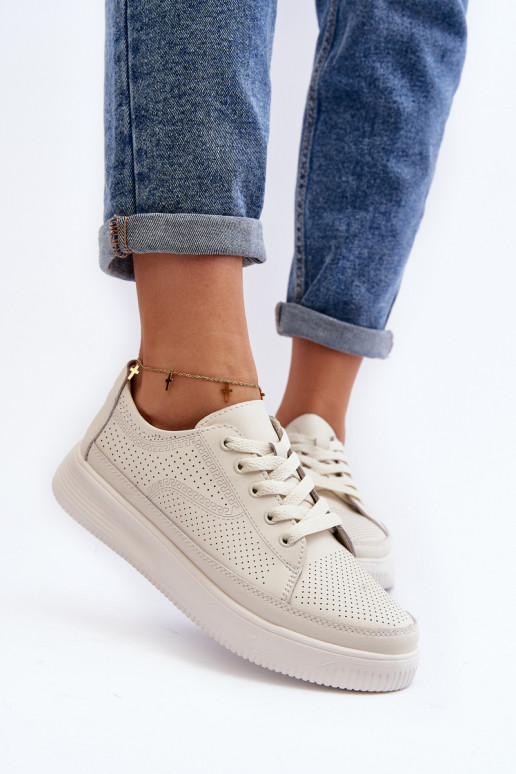 sportiniai bateliai Sneakers modelio batai baltos spalvos Failla