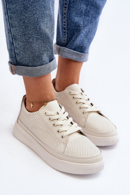 sportiniai bateliai Sneakers modelio batai baltos spalvos Failla