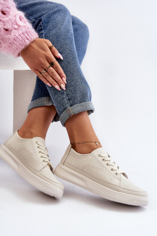 sportiniai bateliai Sneakers modelio batai baltos spalvos Failla