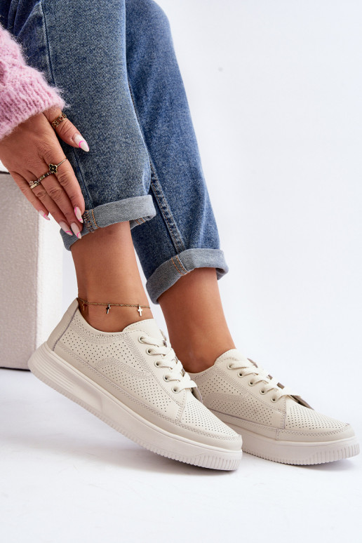 sportiniai bateliai Sneakers modelio batai baltos spalvos Failla