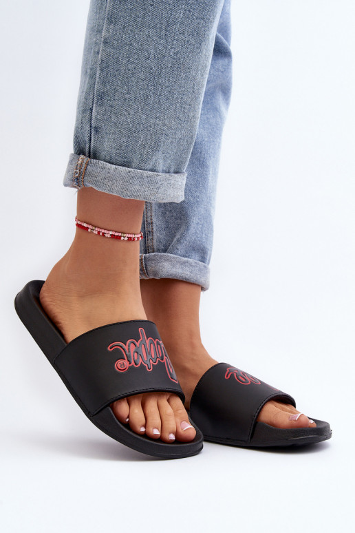 Šlepetės Lee Cooper LCW-24-42-2483L juodos spalvos