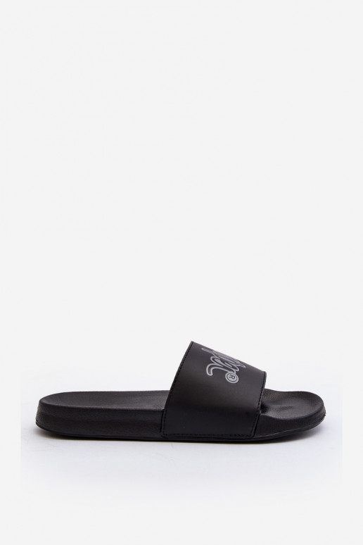 Šlepetės Lee Cooper LCW-24-42-2485M juodos spalvos Šlepetės Lee Cooper LCW-24-42-2485M juodos spalvos