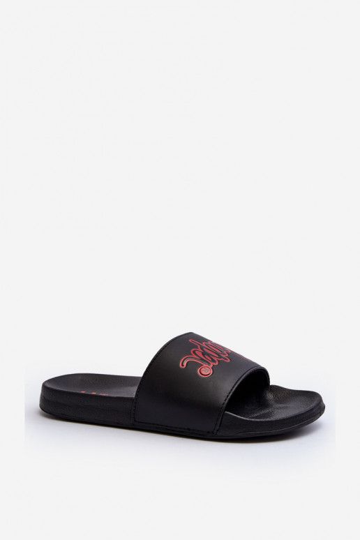 Šlepetės Lee Cooper LCW-24-42-2484M juodos spalvos Šlepetės Lee Cooper LCW-24-42-2484M juodos spalvos
