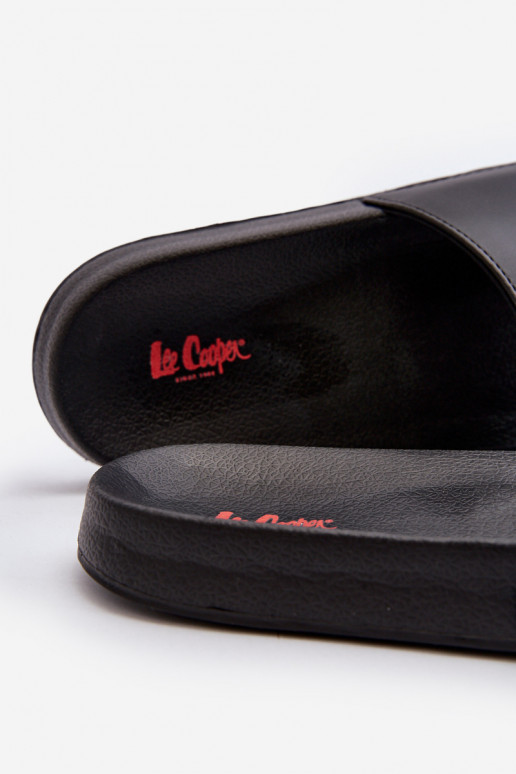 Šlepetės Lee Cooper LCW-24-42-2484M juodos spalvos Šlepetės Lee Cooper LCW-24-42-2484M juodos spalvos
