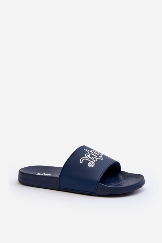 Šlepetės Lee Cooper LCW-24-42-2481M tamsiai mėlynos spalvos Šlepetės Lee Cooper LCW-24-42-2481M tamsiai mėlynos spalvos
